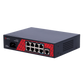 Switch 8 Portas Hi-PoE + 1 Uplink Safire